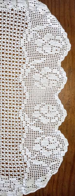 Crochet cloth 75cm x 40cm