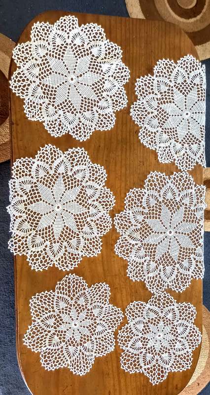 Assorted Crochet cloth x 6