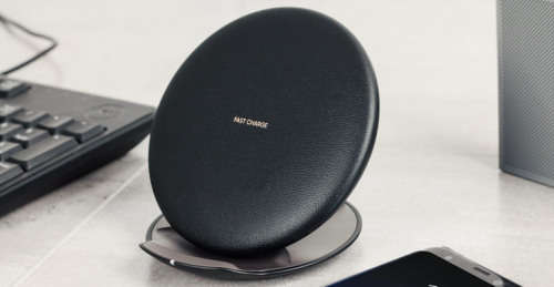 Samsung Fast Charge Wireless Charging Convertible Stand W/ AFC Wall Charger - BLACK - Original Prod.