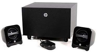 HP 2.1 Compact Speaker System - For PC - Wired - Brand New Sealed - Stock On Hand