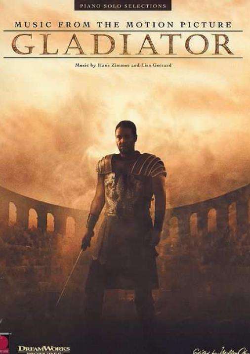 Hans Zimmer - Gladiator Book (Piano Sheet Music) *Free Shipping*