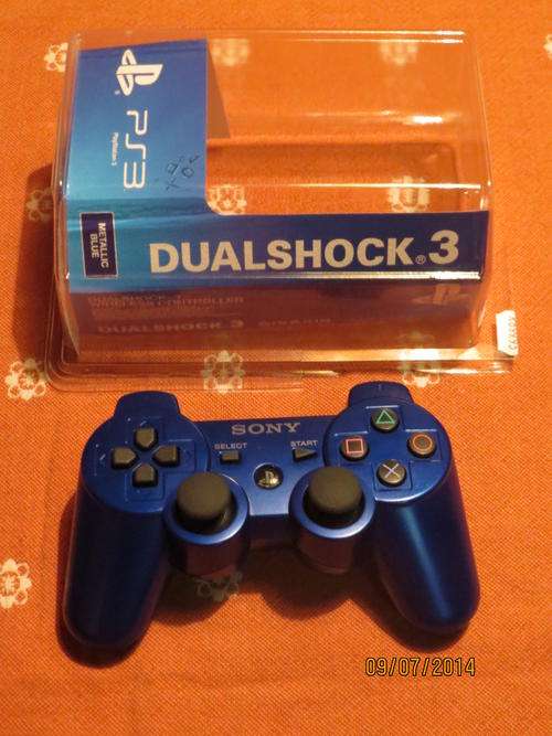 Sony PS3 Dual Shock 3 Wireless Controller - Metallic Blue (Includes warranty)