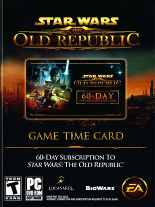 Star Wars: The Old Republic 60 Day Playtime - South Africa (Digital Code Delivery Via Email)