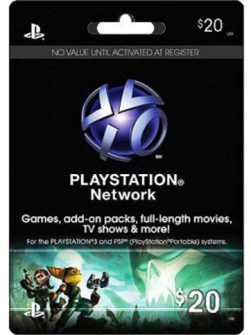 Playstation Network Voucher 20 Dollars [US] (Digital Code Delivery Via Email)