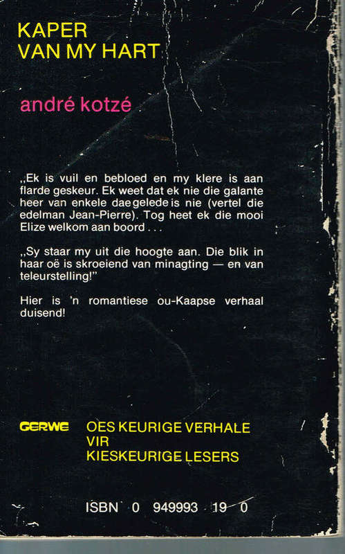 seerowers - pronk - treffer - kaapse verhaal - roman