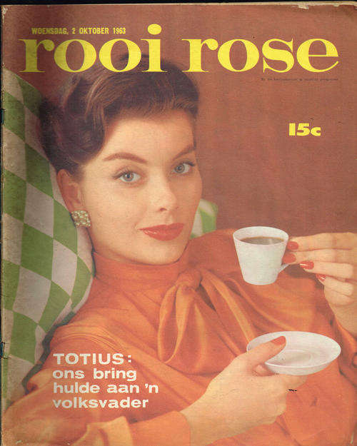 Rooi Rose Tydskrif 2 Oktober 1963 - Totius - Huwelike - Skoonheid - Hare - Ena Murray