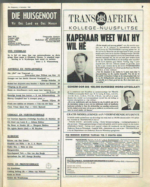 PJ Nienaber - Eugene Marais - Murray Campbell - Bakkes - Kandidaat