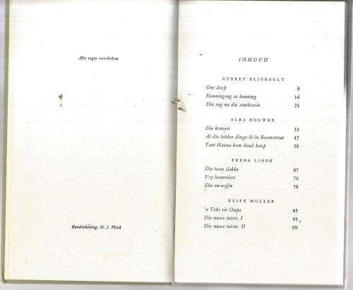 Die Dammetjie en ander sketse en essays - Blignaut - Bouwer - Linde - Muller - MER - Van Reenen