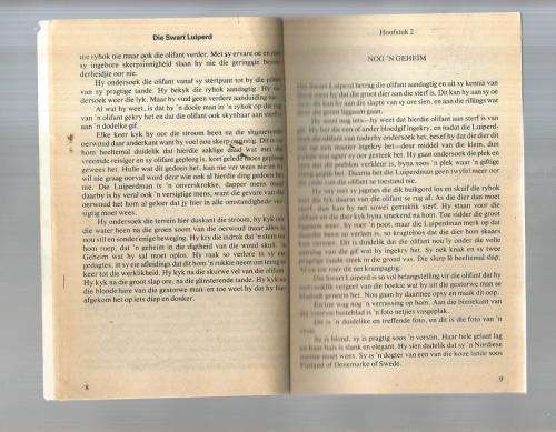 Dodelike druppels - Meiring Fouche - Vanity uitgawe - Swart Luiperd reeks nr 67