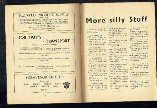 Jool Poot 1961 - Skaars joolblad tydskrif  - van die ou Potch Onderwys (Normaal) Kollege