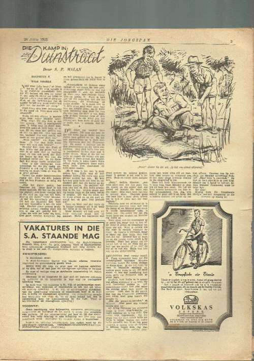 Die Jongspan - 26 Junie 1953 - Jeug Tydskrif / Koerant