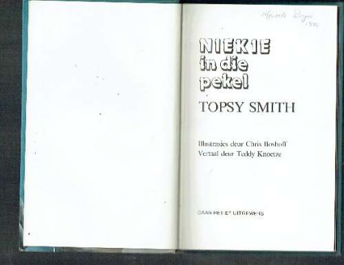 Niekie in die pekel - Topsy Smith - Eerste boek in in die Niekie jeug trilogie