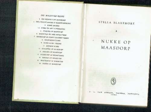 Nukke op Maasdorp - Stella Blakemore - 1965 - Maasdorpreeks no 16