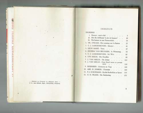 Afrikaanse humor verhale - FEJ Malherbe - 1953 - Klassieke Afrikaanse humor - baie skaars