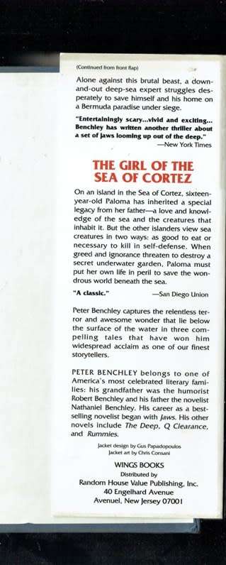 Peter Benchley - Omnibus - Jaws - Beast - The girl of the sea of Cortez - 1994 -  Anniversary issue