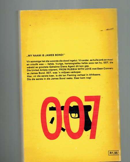 Ian Fleming - Van Rusland met liefde - Olympos vertaling - James Bond in AFRIKAANS
