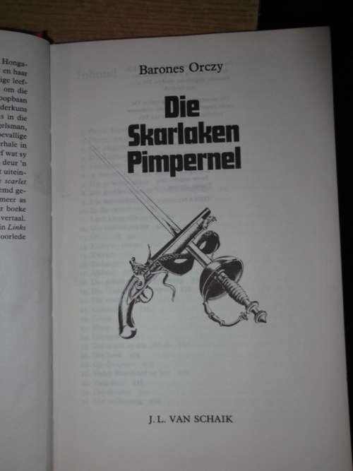 Die skarlaken pimpernel - Barones Orczy - 1952 - Avontuurverhaal