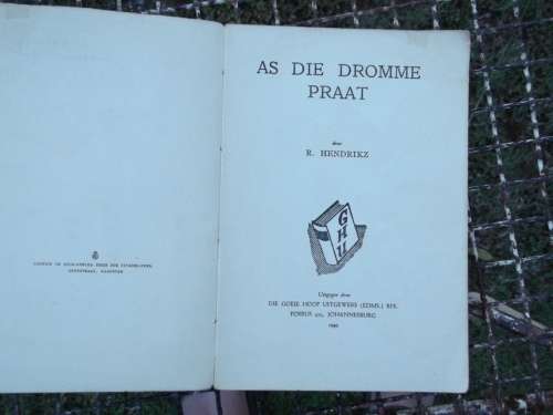 As die dromme praat - R Hendrikz - 1949 - Sagteband avontuur verhaal