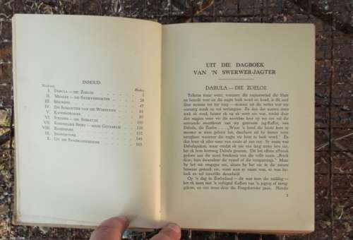 Die swerwer jagter - PJ Schoeman - 1940 - Jagters avontuur verhale deur bekroonde skrywer