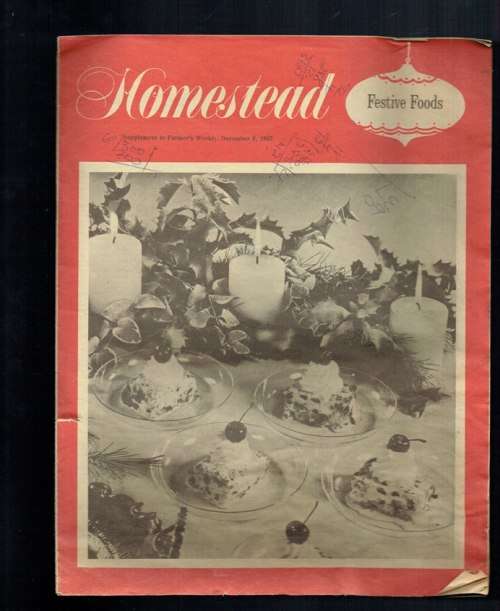Homestead Magazine 6 Dec 1967 - Festive foods supplement to Farmers Weekly
