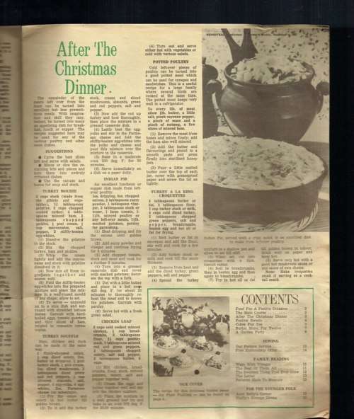 Homestead Magazine 6 Dec 1967 - Festive foods supplement to Farmers Weekly