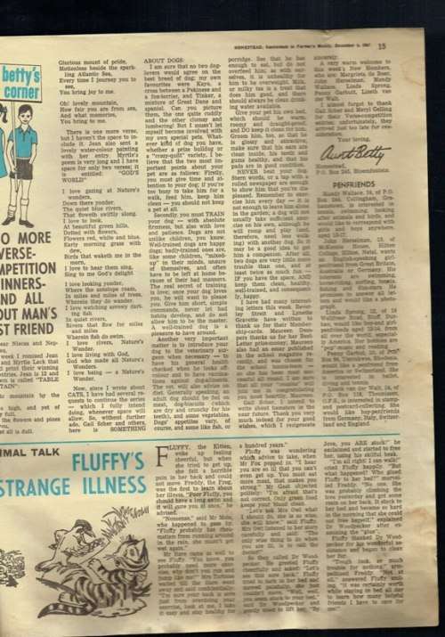 Homestead Magazine 6 Dec 1967 - Festive foods supplement to Farmers Weekly