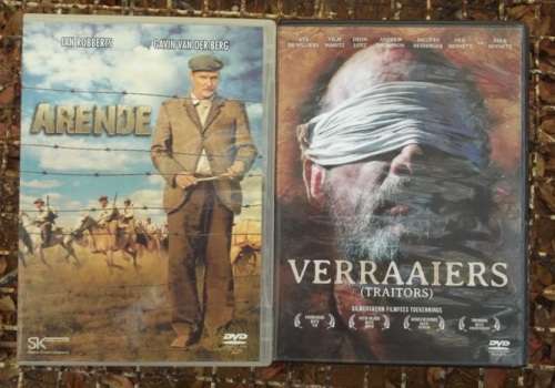 DVD x 2 Arende met Ian Roberts & Verraaiers met Gys de Villiers - Boereoorlog