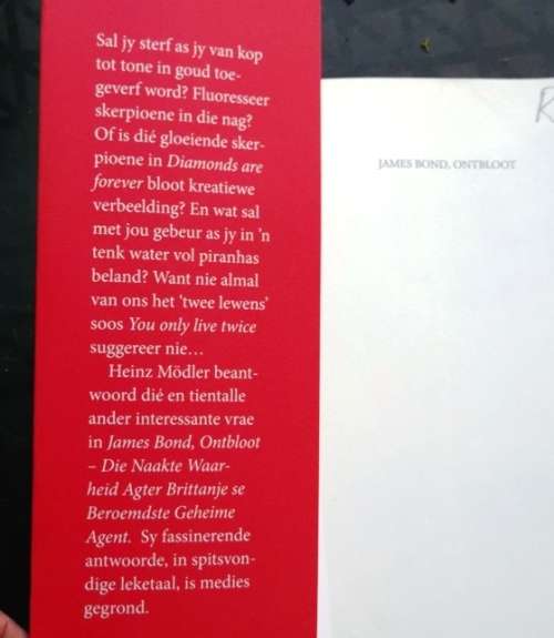 James Bond Ontbloot - Heinz Modler - Bibliografie van alle bond films met n tikkie humor