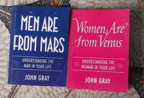 2 x Pocket books - Men are from Mars / Woman are from Venus - Humor and fun