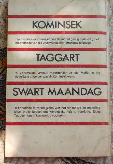 Die Swart Maandag sameswering - Ralph Hayes - Agent vir Kominsek 1 - 1976 Vertaling Bloody Monday Co