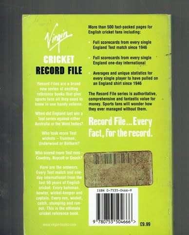 Virgin - Cricket record file - (2000) - Stats and scorecard (a2)