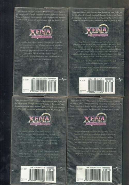 Xena Warrior Princess - Job lot of 4 books