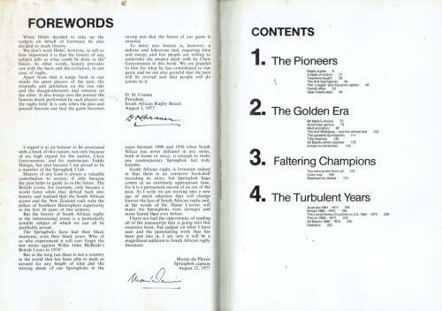 Springbok Saga - Chris Greyevenstein - 1978 - Rugby history since 1891 (a2)