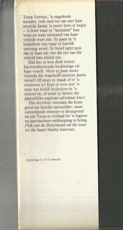 Pek van die Bittermaan - Helene de Kock - 1983 - Roman