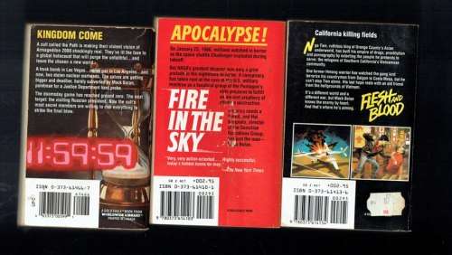 Lot of 3 Mack Bolan books - Super Bolan series - see product description for titels