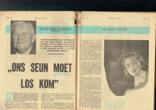 Keur & Fyn Goud Tydskrif - 18 Mei 1962 - Sien scans en produkbeskrywing