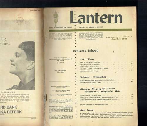 Lantern Tydskrifte - lot van 2 - Junie 1964 en Des 1963 - Sien produkbeskrywing
