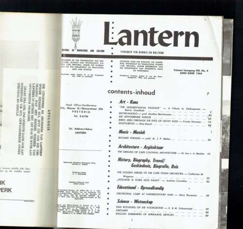 Lantern Tydskrifte - lot van 2 - Junie 1964 en Des 1963 - Sien produkbeskrywing