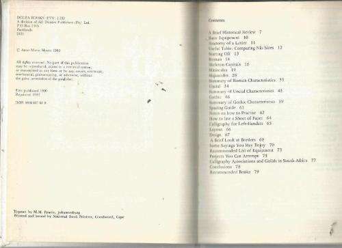 Practical Calligraphy - Anne-Marie Moore - 1990 (a)