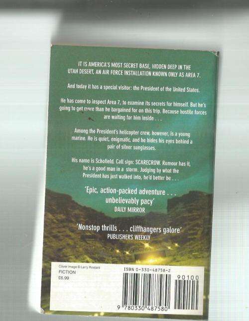Area 7 - Matthew Reilly - 2001 - Second Scarecrow or Shane Schofield book