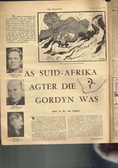 Brandwag Tydskrif - 9 Nov 1956 - Sien Produkbeskrywing