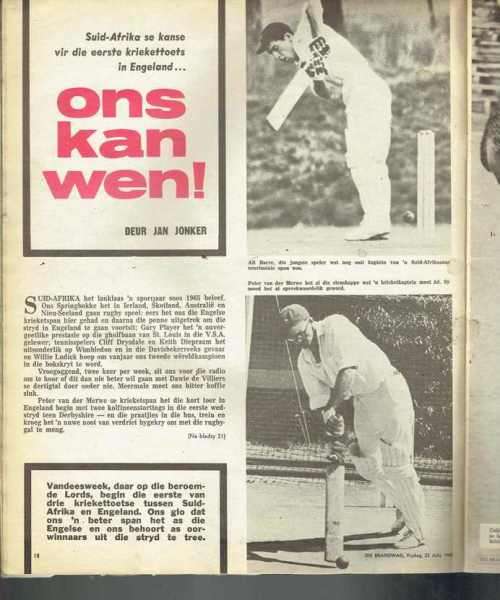 Bfrandwag Tydskrif - 23 Jul 65 - Sien produkbeskrywing