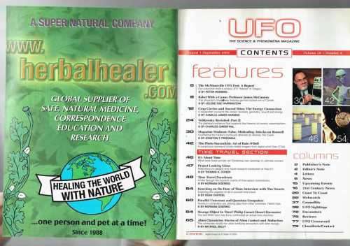 UFO Magizine 18.4 - Aug/Sep 2003