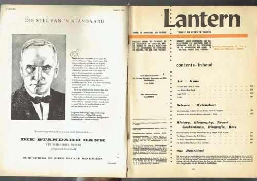 Lantern Tydskrif Maart 1961 - Sien scans vir inhoud