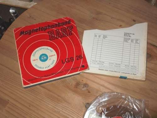 Vintage BASF Magnetoband LGS 26 - Double play tape in original Pakaging (BAS023)
