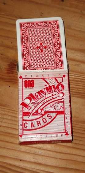 Vintage set of CNA Plastic covered playing cards