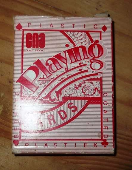 Vintage set of CNA Plastic covered playing cards