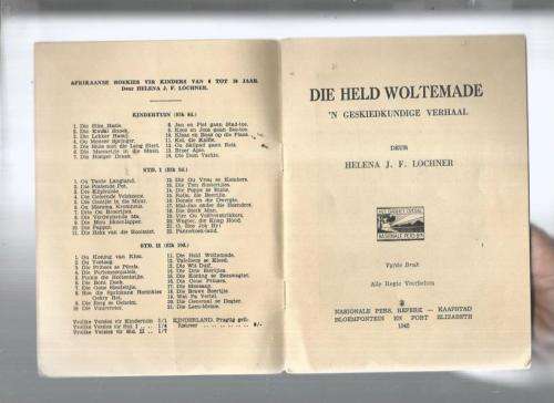 Die held Woltemade - Helena JF Lochner - 1945