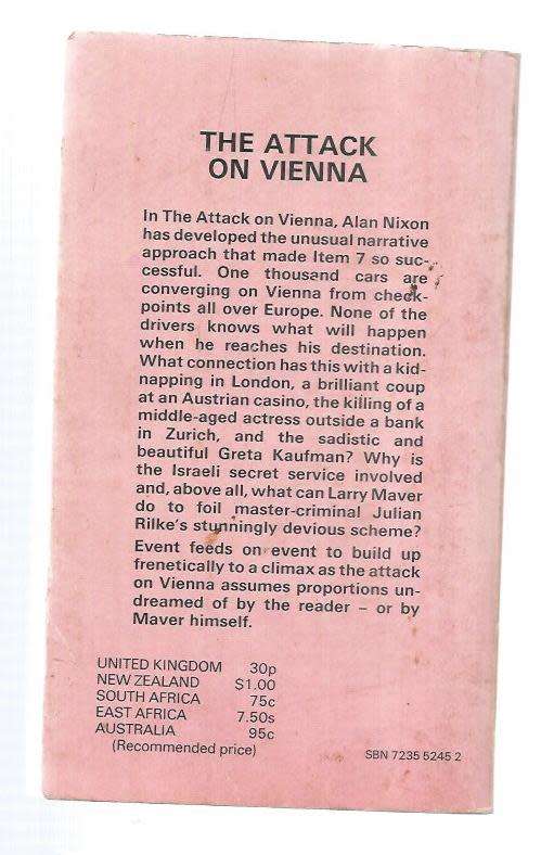The attack on Vienna - Alan Nixon - Action Adventure Thriller