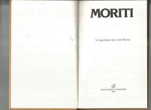 Moriti - Earl Martin - 1980 - Jeug avontuur verhaal